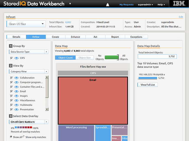 Data Workbench, Refine UI