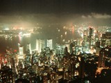 Hong Kong at night, viewed from the Peak