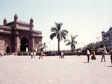 The Gateway of India is an arch-monument completed in 1924 on the waterfront of Mumbai, India. It was erected to commemorate the landing of George V for his coronation as the Emperor of India in December 1911 at Strand Road near Wellington Fountain.