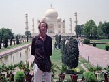 Me at the Taj Mahal after a bout of dysentary