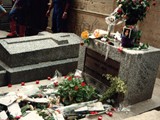 Jim Morrison's grave in Pere-Lachaise