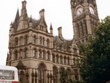 Manchester Town Hall is a Victorian, Neo-gothic municipal building in Manchester, England. It is the ceremonial headquarters of Manchester City Council and houses a number of local government departments.