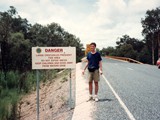 Just a typical roadside sign in Australia