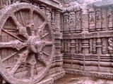 Konark Sun Temple is a 13th-century CE Hindu Sun temple at Konark about 35 kilometres northeast from Puri city on the coastline in Puri district, Odisha, India. The temple is attributed to king Narasingha Deva I of the Eastern Ganga dynasty about 1250 CE