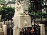 The grave of Polish composer Frederic Chopin at Pere-Lachaise cemetery in Paris, France