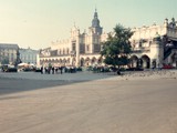 The Kraków Cloth Hall, in Lesser Poland, dates to the Renaissance and is one of the city's most recognizable monuments. It is the central feature of the main market square in the Kraków Old Town, which since 1978 has been listed as a UNESCO World Heritage Site. 